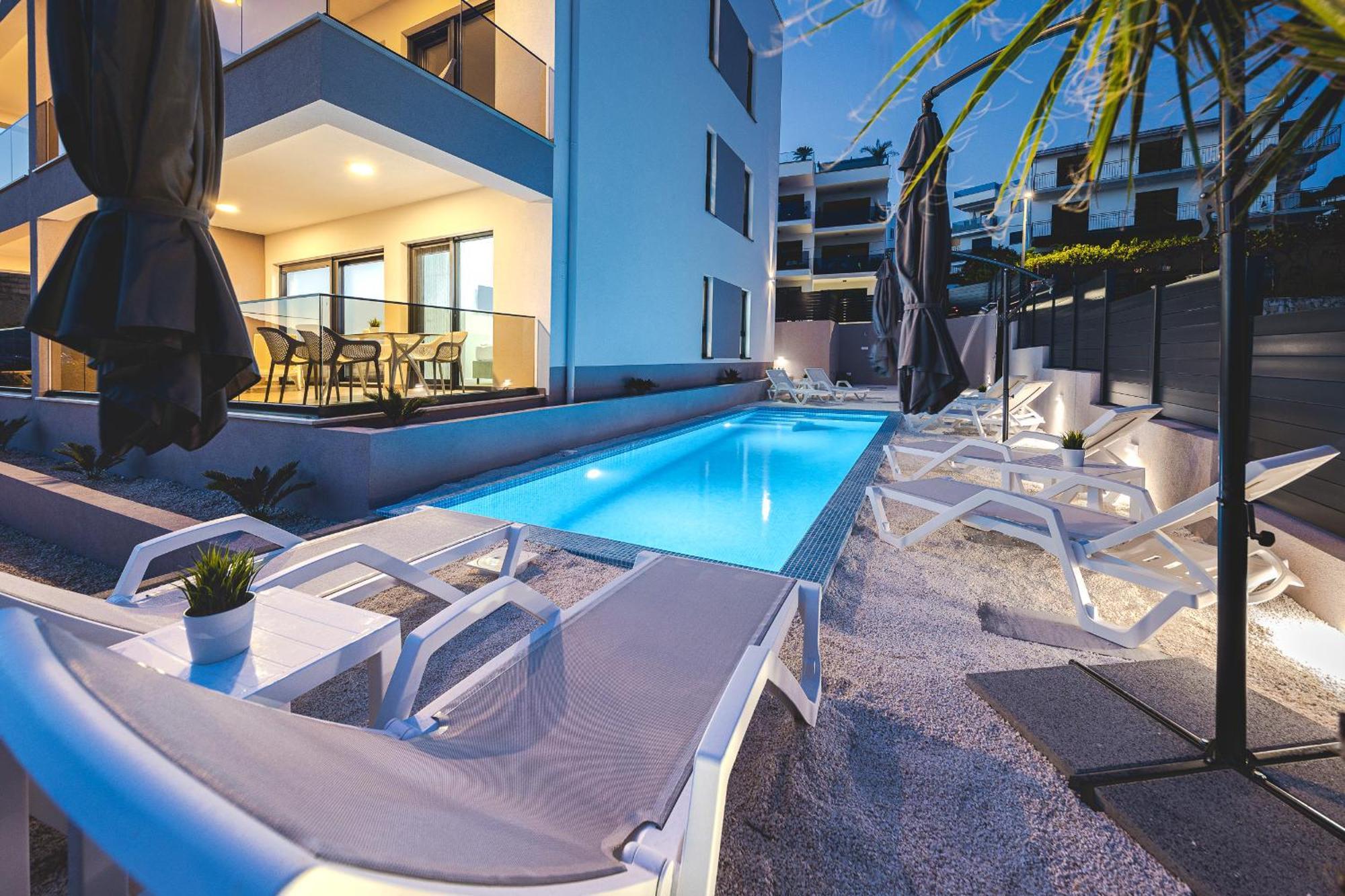 Adriatic Garden Apartments オクルグ・ゴルニ エクステリア 写真