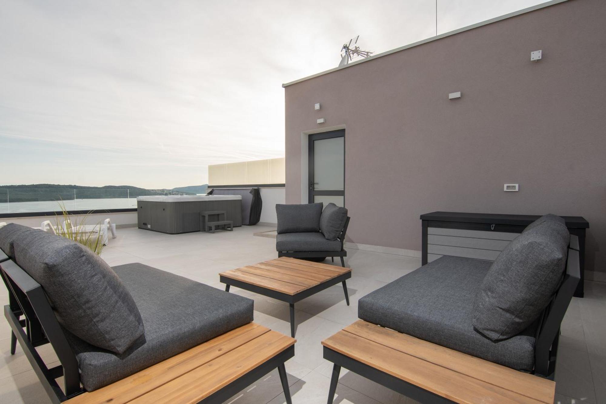 Adriatic Garden Apartments オクルグ・ゴルニ エクステリア 写真