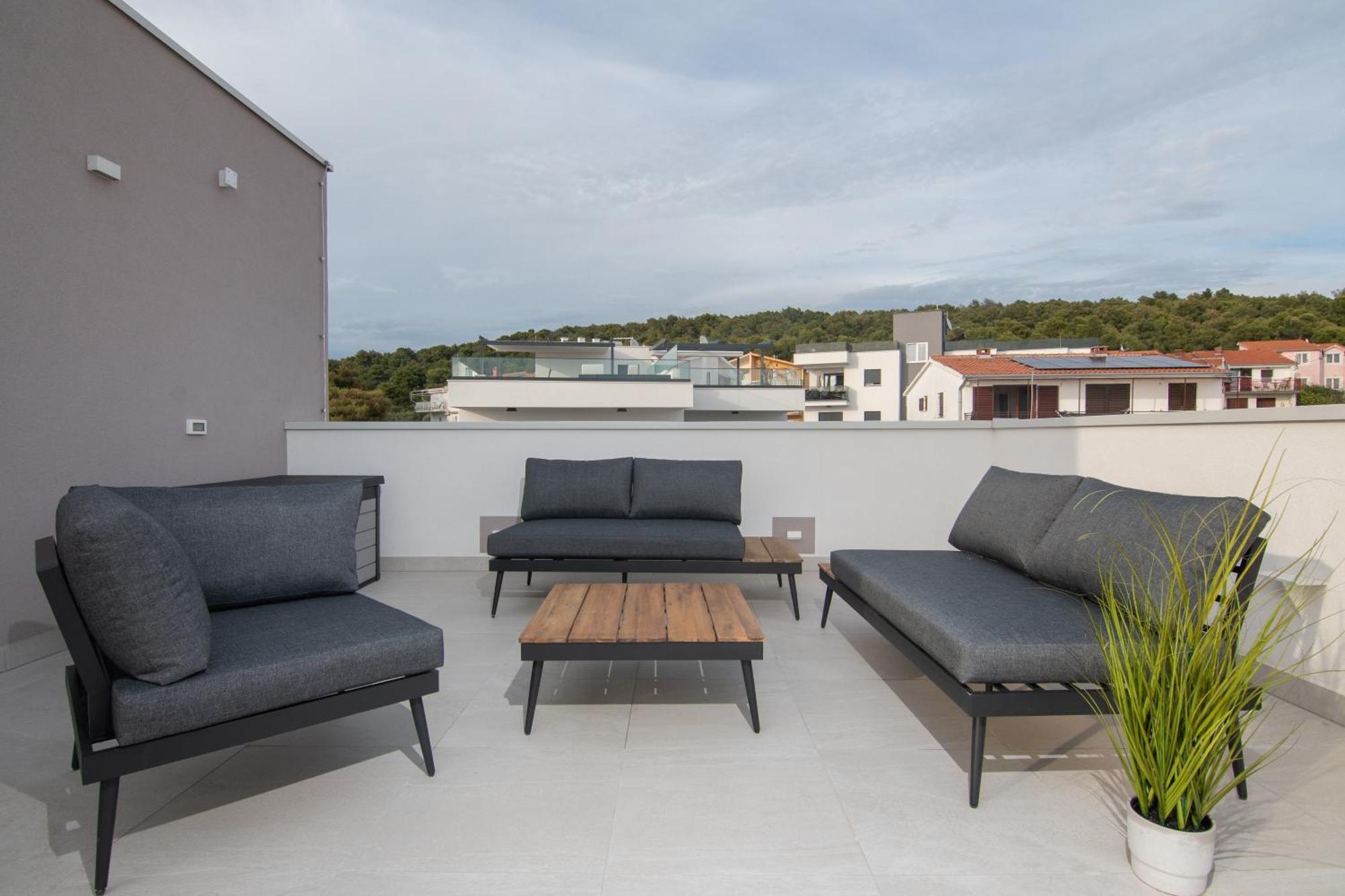 Adriatic Garden Apartments オクルグ・ゴルニ エクステリア 写真